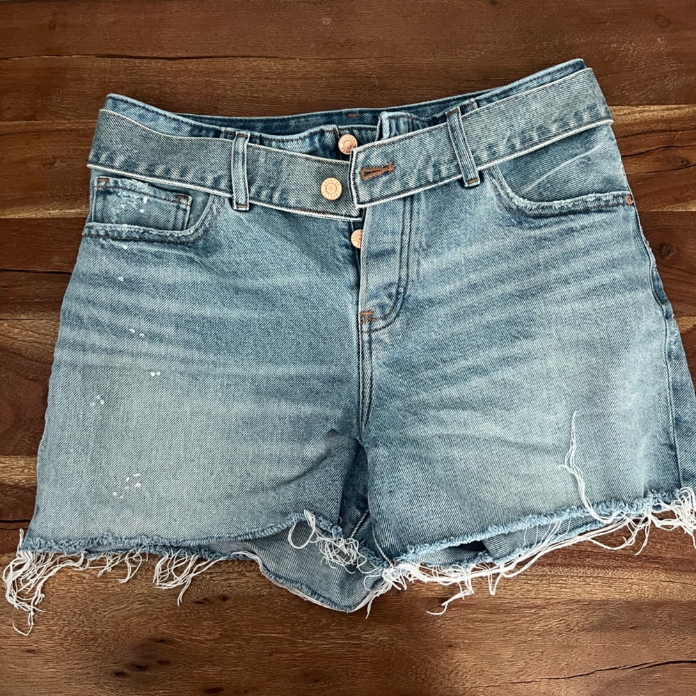 Express Blue Denim Shorts